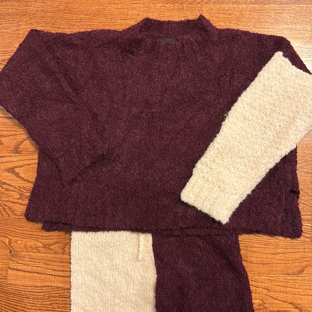 Mozh Mozh alpaca sweater - colorblock